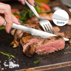 Itopfox 60 Piece Silverware Set For 12, Stainless Steel Flatware Set Includes Spoons Knives Mirror Polished Cutlery For Home Kitchen Restaurant Hotel 11 Itopfox 60 Piece Silverware Set For 12, Stainless Steel Flatware Set Includes Spoons Knives Mirror Polished Cutlery For Home Kitchen Restaurant Hotel -Kid's Home GUEST 927ab20d 87bc 4bee 9df4 d4ec0658cac9