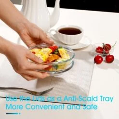 Itopfox Mini Glass Casserole Dish With Lid, Oven & Microwave Safe Bakeware, Versatile For Baking Serving & Storing Food Perfect Gift For Any Occasion -Kid's Home GUEST 93d30187 58bc 4c43 b441 e0b64cc58dd0