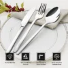Itopfox 20-Piece Stainless Steel Flatware Set For 4, Mirror Polished Cutlery Set, Dishwasher Safe For Home, Restaurant, Wedding, Party (Silver)