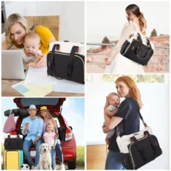 Itopfox Convertible Diaper Backpack Tote For Moms, Multi-Functional Travel Bag With 14 Pockets, Waterproof & Durable -Kid's Home GUEST 950db22e 6756 4ae2 9855 b5f898fc0816