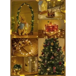 Itopfox Fairy Lights With Remote, 100 LED Waterproof String Lights Indoor Outdoor, Starry Twinkle Light For Christmas Home Bedroom Wedding DIY -Kid's Home GUEST 973929e6 85a3 4096 86ca ab52bb992178