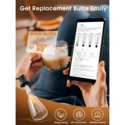 Itopfox Outdoor String Lights, Waterproof Patio Lights With 45+3 Shatterproof Dimmable LED Bulbs, Connectable For Backyard Garden -Kid's Home GUEST 97a35e4b 9356 4c2c 96ad a784050311c8