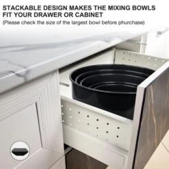 Itopfox 5-Piece Plastic Mixing Bowls With Lids Set, Nesting Bowls For Mixing, Baking, Prepping, Cooking And Serving Food, Dishwasher & Microwave Safe 13 Itopfox 5-Piece Plastic Mixing Bowls With Lids Set, Nesting Bowls For Mixing, Baking, Prepping, Cooking And Serving Food, Dishwasher & Microwave Safe -Kid's Home GUEST 97ec93ef c752 4418 9245 604fb76f4441