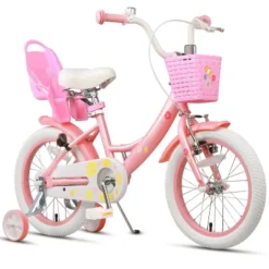Itopfox Girls Princess Style Bike With Doll-Seat & Basket & Training Wheels For Kids Ages 2-13, Multiple Colors -Kid's Home GUEST 98008d7c 9334 4992 b75d 7a52f85542fb