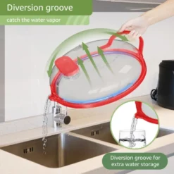 Itopfox Microwave Splatter Cover With Built-in Steamer - Steam Guard For Even Heating, Prevents Splashes, Durable Handle, Keeps Food Moist & Fresh -Kid's Home GUEST 9aa57d96 d83d 49f2 951f a447e23d8912