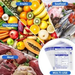 Itopfox 12 Pcs Reusable Microwave Steamer Cooking Bags For Vegetables Potatoes Meat, Perfect For Healthy Steam Cooking, Preserves Nutrients -Kid's Home GUEST 9c95dc2b 2564 4d6f bf5a f18d8f9a9859