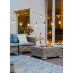 Itopfox Outdoor LED String Lights With 13 Plastic Edison Bulbs, Plug-in, Waterproof Connectable Hanging Light For Backyard Porch Balcony Party Decor 12 Itopfox Outdoor LED String Lights With 13 Plastic Edison Bulbs, Plug-in, Waterproof Connectable Hanging Light For Backyard Porch Balcony Party Decor -Kid's Home GUEST 9c981e18 5a58 430a af2c c903989f8e96