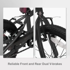 Itopfox Retro Style Kids Bike For Boys & Girls, High Carbon Steel Bicycle With Adjustable Handlebars & Seat Dual V-Brakes, Kickstand, Multiple Colors 11 Itopfox Retro Style Kids Bike For Boys & Girls, High Carbon Steel Bicycle With Adjustable Handlebars & Seat Dual V-Brakes, Kickstand, Multiple Colors -Kid's Home GUEST 9d418ca1 edcf 4b53 aa79 9d79c7b0b43d