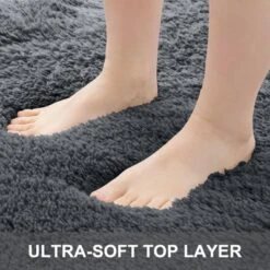 Itopfox Soft Fluffy Shaggy Area Rug For Living Room, Bedroom, Kids, Girls, Boys, Dorms, Nursery Rooms, Home Decor Aesthetic, Machine Washable, Grey 11 Itopfox Soft Fluffy Shaggy Area Rug For Living Room, Bedroom, Kids, Girls, Boys, Dorms, Nursery Rooms, Home Decor Aesthetic, Machine Washable, Grey -Kid's Home GUEST 9d682e74 d530 4212 808c 82cc4e819eda