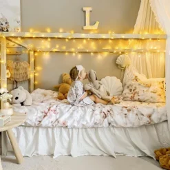 Itopfox Connectable Warm White String Lights For Indoor Bedroom 8 Modes Christmas Fairy Light Plug In Classroom 100 LED Twinkle Lights For Tree Decor -Kid's Home GUEST 9f0e4364 2ec1 4896 acdb 1db6f79ee209