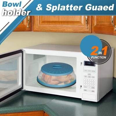 Itopfox 4 In 1 Vented Collapsible Microwave Splatter Cover & Mat, Kitchen Dish Bowl Plate Lid For Food, Dishwasher-Safe, BPA-Free Silicone & Plastic 4 Itopfox 4 In 1 Vented Collapsible Microwave Splatter Cover & Mat, Kitchen Dish Bowl Plate Lid For Food, Dishwasher-Safe, BPA-Free Silicone & Plastic - Image 4