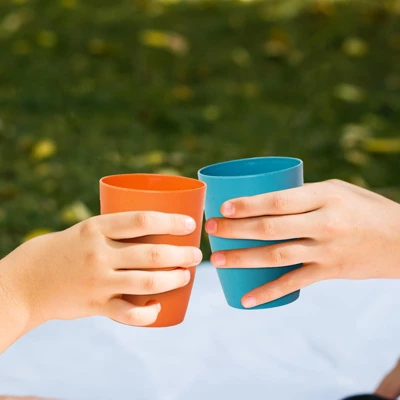 Itopfox Wheat Straw Dinnerware Set-16 Unbreakable Plates, Bowls, Cups & Sauce Dishes, Microwave & Dishwasher Safe For Kitchen, Parties & Camping 6 Itopfox Wheat Straw Dinnerware Set-16 Unbreakable Plates, Bowls, Cups & Sauce Dishes, Microwave & Dishwasher Safe For Kitchen, Parties & Camping - Image 6