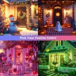 Itopfox 33FT Color Changing Rope Lights With Remote, Waterproof LED String Lights For Outdoor Christmas Decor, Indoor Bedroom, 16 Vibrant Colors 12 Itopfox 33FT Color Changing Rope Lights With Remote, Waterproof LED String Lights For Outdoor Christmas Decor, Indoor Bedroom, 16 Vibrant Colors -Kid's Home GUEST a2460eca b732 46c3 b7da 56685f68c42d