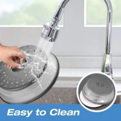 Itopfox 2-Pack Collapsible Microwave Cover With Grip Handle, Splatter Proof For Plates & Bowls, Dishwasher Safe & BPA Free Kitchen Gadget -Kid's Home GUEST a49c43a3 fa60 47b2 9e01 a8b5e5fb1f81