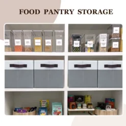 Itopfox 4 Pack Large Storage Baskets With Handles, Fabric Closet Organizers, Collapsible Bins For Clothes, Toys, Nursery, Home Organization 11 Itopfox 4 Pack Large Storage Baskets With Handles, Fabric Closet Organizers, Collapsible Bins For Clothes, Toys, Nursery, Home Organization -Kid's Home GUEST a6abb0f3 dd42 4eac 9d21 b8031cee5e8f