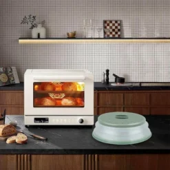 Itopfox 2 In 1 Silicone Microwave Splatter Cover & Mat, Multi-use Kitchen Trivet, Pot Holder, Drying & Baking Pad, Utensil Rest, Counter Protector 9 Itopfox 2 In 1 Silicone Microwave Splatter Cover & Mat, Multi-use Kitchen Trivet, Pot Holder, Drying & Baking Pad, Utensil Rest, Counter Protector -Kid's Home GUEST a6d585c5 5eca 43d3 a130 362892396c4b