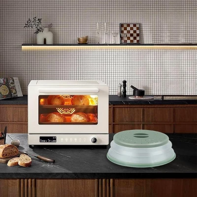 Itopfox 2 In 1 Silicone Microwave Splatter Cover & Mat, Multi-use Kitchen Trivet, Pot Holder, Drying & Baking Pad, Utensil Rest, Counter Protector 4 Itopfox 2 In 1 Silicone Microwave Splatter Cover & Mat, Multi-use Kitchen Trivet, Pot Holder, Drying & Baking Pad, Utensil Rest, Counter Protector - Image 4