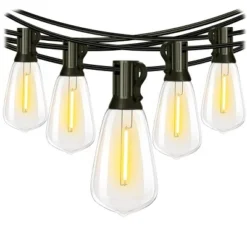 Itopfox Outdoor String Lights Waterproof 400FT Shatterproof Patio Lights With 212 Vintage Dimmable LED Edison Bulbs For Backyard Fence Garden -Kid's Home GUEST a7bd8b04 5007 4f65 a722 bdfe91408d2b