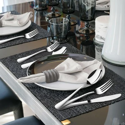 Itopfox 60 Piece Silverware Set For 12, Heavy Duty Stainless Steel Flatware Utensils Cutlery Set Including Knife Fork Spoon, Dishwasher Safe, Gift 3 Itopfox 60 Piece Silverware Set For 12, Heavy Duty Stainless Steel Flatware Utensils Cutlery Set Including Knife Fork Spoon, Dishwasher Safe, Gift - Image 3