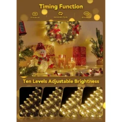 Itopfox Fairy Lights With Remote, 100 LED Waterproof String Lights Indoor Outdoor, Starry Twinkle Light For Christmas Home Bedroom Wedding DIY -Kid's Home GUEST a954b35b 0c57 4e31 b6da 835a05c8d579