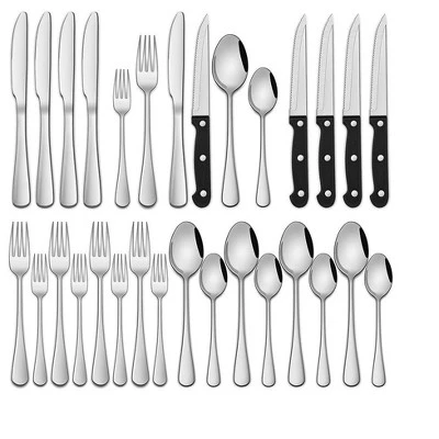 Itopfox 24-Piece Silverware Set With Steak Knives, Flatware Set For 4 Food-Grade Stainless Steel Cutlery Set Includes Knife Spoon Fork, Mirror Finish 7 Itopfox 24-Piece Silverware Set With Steak Knives, Flatware Set For 4 Food-Grade Stainless Steel Cutlery Set Includes Knife Spoon Fork, Mirror Finish - Image 7