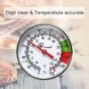Itopfox Instant Read Dial Thermometer For Coffee, Chocolate, Milk Foam, Safe & Easy To Use, Wide Measuring Range