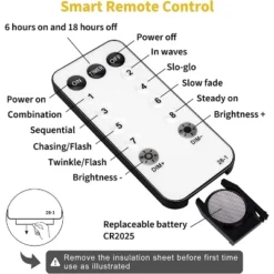 Itopfox Star String Lights Plug In - 100 LED Star Fairy Lights With Remote & Timer, Waterproof For Indoor Outdoor Décor, Warm White 13 Itopfox Star String Lights Plug In - 100 LED Star Fairy Lights With Remote & Timer, Waterproof For Indoor Outdoor Décor, Warm White -Kid's Home GUEST abb34cff f9f3 42e1 8d7d 2d70553f16d9