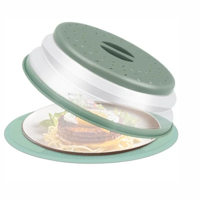 Itopfox 2 In 1 Silicone Microwave Splatter Cover & Mat, Multi-use Kitchen Trivet, Pot Holder, Drying & Baking Pad, Utensil Rest, Counter Protector 6 Itopfox 2 In 1 Silicone Microwave Splatter Cover & Mat, Multi-use Kitchen Trivet, Pot Holder, Drying & Baking Pad, Utensil Rest, Counter Protector - Image 6