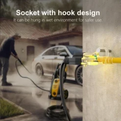 Itopfox 12/3 Gauge Heavy Duty Outdoor Extension Cord 25 Ft Waterproof With Lighted End, Flexible Cold-Resistant 3 Prong Electric Cord -Kid's Home GUEST abf6cfab d6af 4ae6 81aa 1c041736c37b