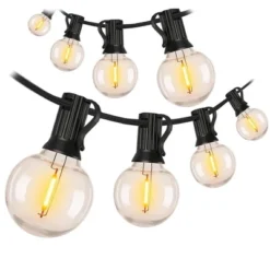 Itopfox Outdoor String Lights Waterproof 200FT With 100+4 Shatterproof LED Edison Bulbs For Party Backyard Gazebo Pergola Cafe, 2Pack X 100ft -Kid's Home GUEST ac2d6884 15f7 43f4 af1a 147cc72c76dd