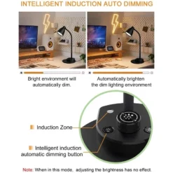 Itopfox LED Desk Lamp With USB Charging Port, 3 Color Modes, Dimmable Reading Light, Intelligent Auto Dimming, Flexible Gooseneck For Bedside, Office 9 Itopfox LED Desk Lamp With USB Charging Port, 3 Color Modes, Dimmable Reading Light, Intelligent Auto Dimming, Flexible Gooseneck For Bedside, Office -Kid's Home GUEST ac360adc e416 497a a525 cc5b6c52eb30