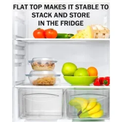 Itopfox Clear Round Glass Casserole With Lid, Microwave & Oven Safe Bakeware, Freezer & Dishwasher Friendly, Easy Grab Baking Dish -Kid's Home GUEST acc77c8a 7955 4969 bd44 3fb65afc4549