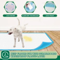 Itopfox 100 Count Leak-Proof & Super Absorbent Dog Training Pads | Disposable Potty Pads For Puppies, Dogs, Cats & Rabbits | Quick-Dry & Odor Control 10 Itopfox 100 Count Leak-Proof & Super Absorbent Dog Training Pads | Disposable Potty Pads For Puppies, Dogs, Cats & Rabbits | Quick-Dry & Odor Control -Kid's Home GUEST afdef8e3 4222 4fbc 9af4 d20e46dd595a