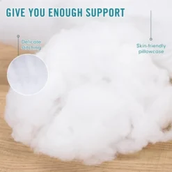 Itopfox Hotel Collection Bed Pillows 2 Pack, Standard Size Cooling Pillows, Premium Soft Down Alternative Fill For Side Stomach Back Sleepers -Kid's Home GUEST b107d02d 354c 4a57 9046 ea52176eef4a