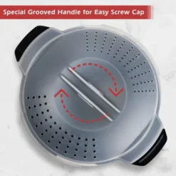 Itopfox Professional Microwave Steamer For Vegetables, Large 2 Quart Capacity, BPA Free & Dishwasher Safe, Locking Lid Design For Spill Prevention -Kid's Home GUEST b4adf947 ad78 43e8 bb71 8e9ffddd7c85