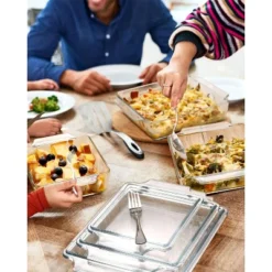 Itopfox Square Glass Baking Dish With Lid, Microwave, Oven & Dishwasher Safe Bakeware For Casseroles, Desserts & More 14 Itopfox Square Glass Baking Dish With Lid, Microwave, Oven & Dishwasher Safe Bakeware For Casseroles, Desserts & More -Kid's Home GUEST b8bf8e30 1501 4e02 b873 6180ebe554b8