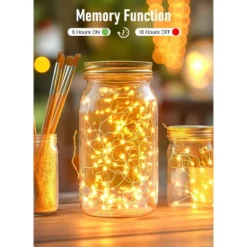 Itopfox Twinkle Fairy Lights With Remote And Timer, 100 LED USB Plug In String Lights, Waterproof 8 Modes For Bedroom Indoor Wreath DIY Party Wedding -Kid's Home GUEST b8e00bce 27d4 4a14 8e66 3e9a6be86804