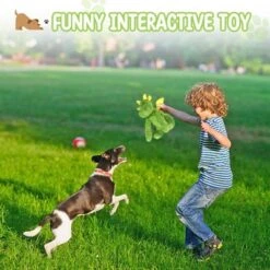 Itopfox Squeaky Plush Dog Toy With Crinkle Paper, Durable Chew Toy For Small, Medium & Large Dogs, Interactive Pet Play -Kid's Home GUEST bb2ae2dc 50fd 46ea bfe3 84bf5906f35e