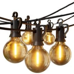 Itopfox Outdoor String Lights, 50FT 25 G40 Bulbs Shatterproof Patio Lights, IP65 Waterproof Dimmable Hanging Connectable Globe LED For Backyard -Kid's Home GUEST bbad882e c191 4c0b 84de eb41acdd7d26