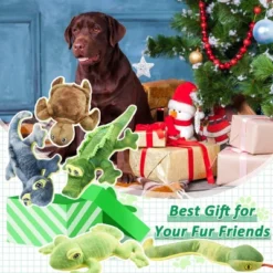 Itopfox Stuffed Animal Dog Toys, 5 Pack Tough Squeaky Plush Toys Assortment, Great Value Pet Toys Bundle, Woodland Series Chew Toys For Dogs -Kid's Home GUEST bc3b9e83 1d88 41fc 8d6e 2a51ec27645f