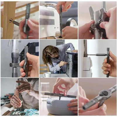 Itopfox 42 In 1 Magnetic Screwdriver Set With Detachable Ratchet Handle Multi Bit Drive Set, Compact Repair Tool Kit For Furniture, Computer, Bicycle 2 Itopfox 42 In 1 Magnetic Screwdriver Set With Detachable Ratchet Handle Multi Bit Drive Set, Compact Repair Tool Kit For Furniture, Computer, Bicycle - Image 2