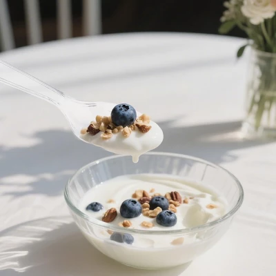 Itopfox 150 Pcs Clear Heavy Duty Plastic Silverware Set, Disposable Forks Spoons Knives For Wedding Party Supplies & Everyday Use 4 Itopfox 150 Pcs Clear Heavy Duty Plastic Silverware Set, Disposable Forks Spoons Knives For Wedding Party Supplies & Everyday Use - Image 4