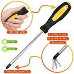 Itopfox 9-Piece Magnetic Screwdriver Set With Non-Slip Handles, Includes Phillips And Slotted Screwdrivers For Home And Car Maintenance 9 Itopfox 9-Piece Magnetic Screwdriver Set With Non-Slip Handles, Includes Phillips And Slotted Screwdrivers For Home And Car Maintenance -Kid's Home GUEST bf7b81fd b896 4ed7 a7e1 bf9a3df60da5