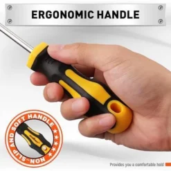 Itopfox 13-Piece Screwdriver Set With Magnetic Tips, Phillips & Flat Heads, Precision Hook For Fastening, Loosening, Automotive & Household Use