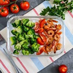 Itopfox Extra Large Glass Food Storage And Baking Containers Set With Airtight Lids, Microwave, Oven, Freezer And Dishwasher Safe -Kid's Home GUEST bfa21718 3982 4c02 86f2 892dd683bd11