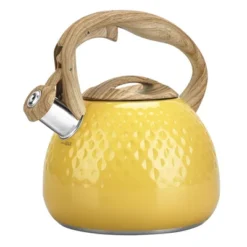 Itopfox Stovetop Teapot With Loud Whistle, Food Grade Stainless Steel And Smooth Wood Handle, Elegant Yellow Design For Tea, Coffee, Hiking, Picnic 15 Itopfox Stovetop Teapot With Loud Whistle, Food Grade Stainless Steel And Smooth Wood Handle, Elegant Yellow Design For Tea, Coffee, Hiking, Picnic -Kid's Home GUEST c026ba33 4a98 4b3a 93a0 520d306d36ba