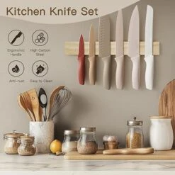 Itopfox 13-Piece Kitchen Knife Set With Anti-Rust Coating, Dishwasher Safe Stainless Steel Chef Knives, Includes 6 Blade Guards, Perfect Holiday Gift 10 Itopfox 13-Piece Kitchen Knife Set With Anti-Rust Coating, Dishwasher Safe Stainless Steel Chef Knives, Includes 6 Blade Guards, Perfect Holiday Gift -Kid's Home GUEST c0fd619a 695a 4e91 b552 328652dc2ba8