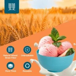 Itopfox Wheat Straw Dinnerware Set-16 Unbreakable Plates, Bowls, Cups & Sauce Dishes, Microwave & Dishwasher Safe For Kitchen, Parties & Camping 10 Itopfox Wheat Straw Dinnerware Set-16 Unbreakable Plates, Bowls, Cups & Sauce Dishes, Microwave & Dishwasher Safe For Kitchen, Parties & Camping -Kid's Home GUEST c10e545d 6cd9 401c 9109 d37256cc2985