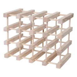 Itopfox Wooden Stackable Wine Rack For Countertop Or Floor - Freestanding Cabinet Holds 20 Bottles -Kid's Home GUEST c2dc2faa afe3 43af 9a92 62eec3a83279