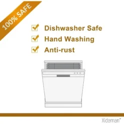 Itopfox 16-Piece Modern Black Hammered Silverware Set With Ultra Sharp 2-IN-1 Serrated Knives, Stainless Steel Flatware Set, Titanium Plated Cutlery -Kid's Home GUEST c40a8491 bb29 4f4e b2ab 853c20cfddd2